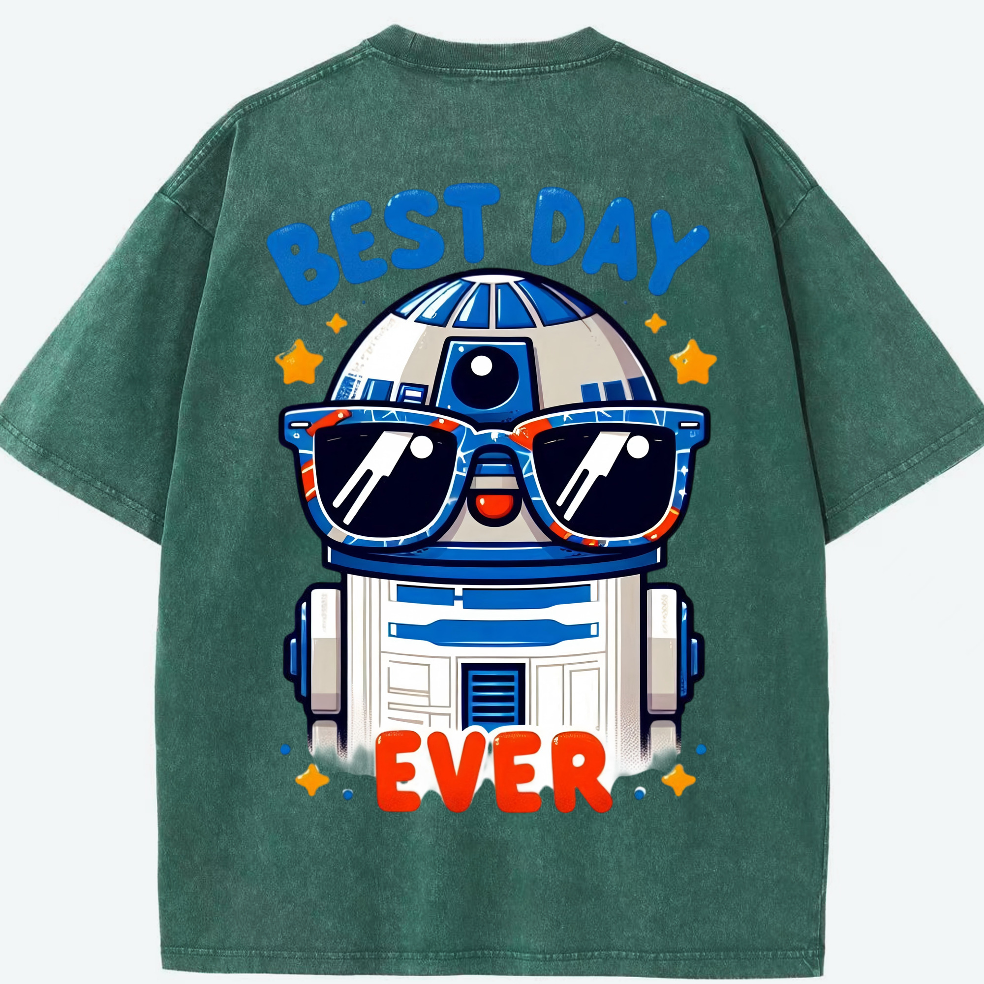 （画像用） スター・ウォーズ Star Wars 綿100% ヴィンテージ風 半袖Tシャツ（背面プリント）